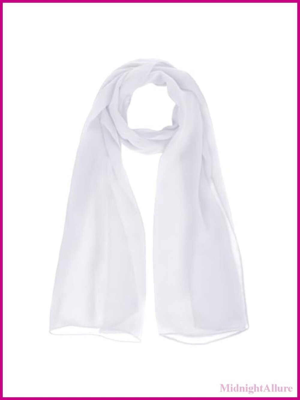Chiffon Sheer Long Wrap Scarf Lightweight Sun Protection Shawl